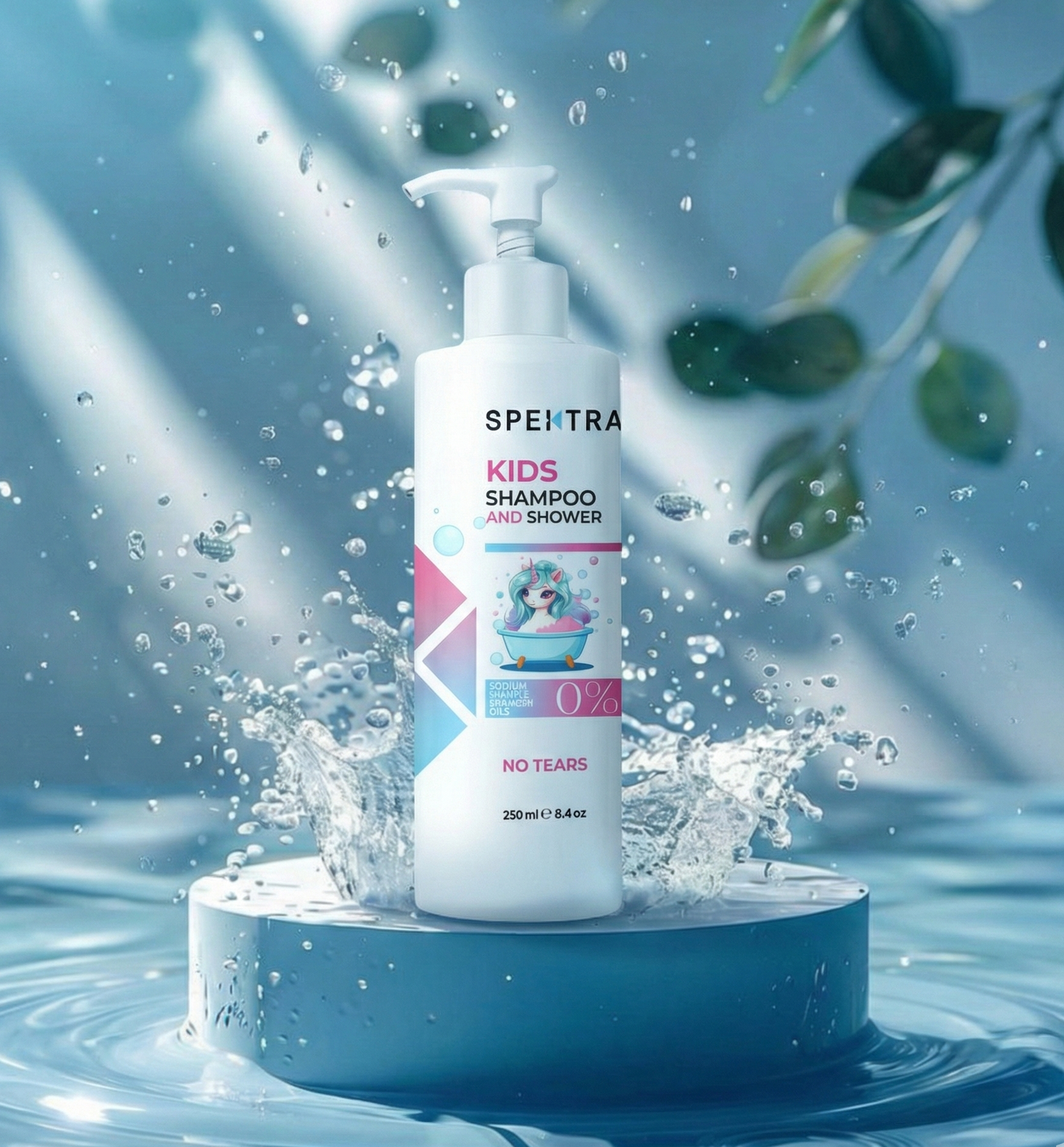 Kids shampoo and shower