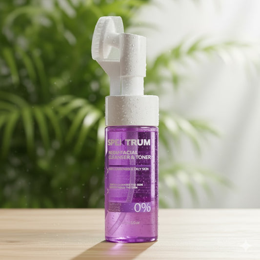 Grape seed facial cleanser for dry and normal skin